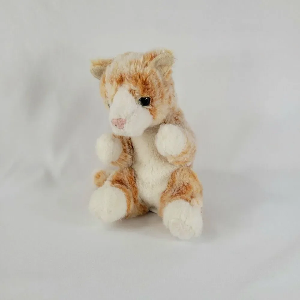 Douglas Cuddle Toys Lil Baby Orange Stripe Tabby Cat Kitten Plush Stuffed Animal